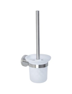 Série NIZA SATINÉ- Brosse de toilette (WC), en ACI ER INOXYDABLE AISI 304