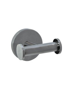 Série NIZA SATINÉ - Double patère acier inoxydable AISI 304