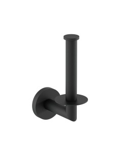 Série NIZA NOIR - Porte-rouleau papier toilette (W C) de réserve en ACIER INOXYDABLE AISI 3 04