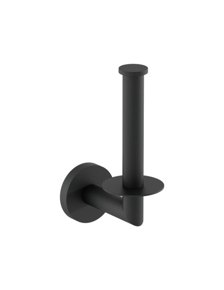 Série NIZA NOIR - Porte-rouleau papier toilette (W C) de réserve en ACIER INOXYDABLE AISI 3 04