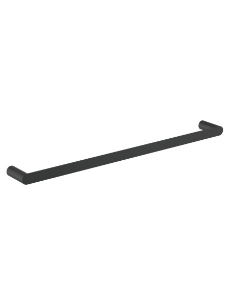 Série VERONA NOIR - Porte-serviette en ACIER INOXY DABLE AISI 304