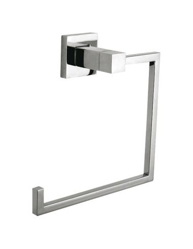 Série BARCELONA - Anneau porte-serviette en ACIER  INOXYDABLE AISI 304 brillant