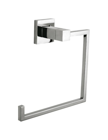 Série BARCELONA - Anneau porte-serviette en ACIER  INOXYDABLE AISI 304 brillant