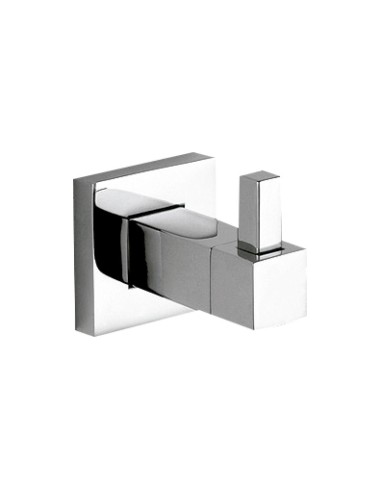 Série BARCELONA - Patère en ACIER INOXYDABLE AISI  304 brillant