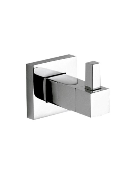 Série BARCELONA - Patère en ACIER INOXYDABLE AISI  304 brillant