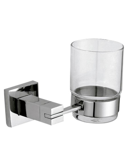Série BARCELONA - Porte-brosse à dents et support  en ACIER INOXYDABLE AISI 304 brillant