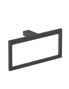 Série CORINTO NOIR - Porte-serviette en ACIER INOX YDABLE AISI 304