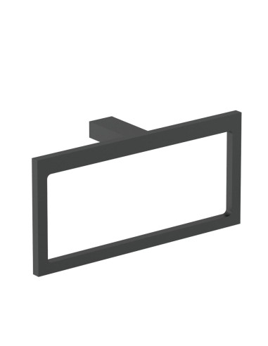 Série CORINTO NOIR - Porte-serviette en ACIER INOX YDABLE AISI 304