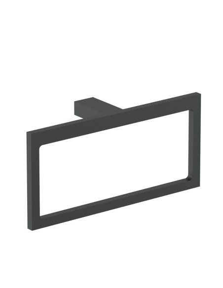 Série CORINTO NOIR - Porte-serviette en ACIER INOX YDABLE AISI 304