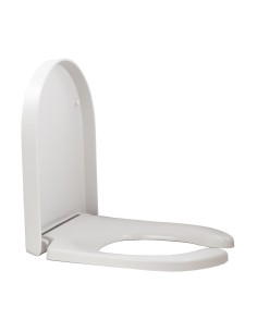 Abattant WC avec couvercle et ouverture frontale Durolux blanc
