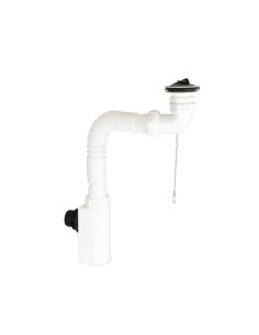 Set de siphon en surface , tube flexible et soupap e pour lave-mains H5