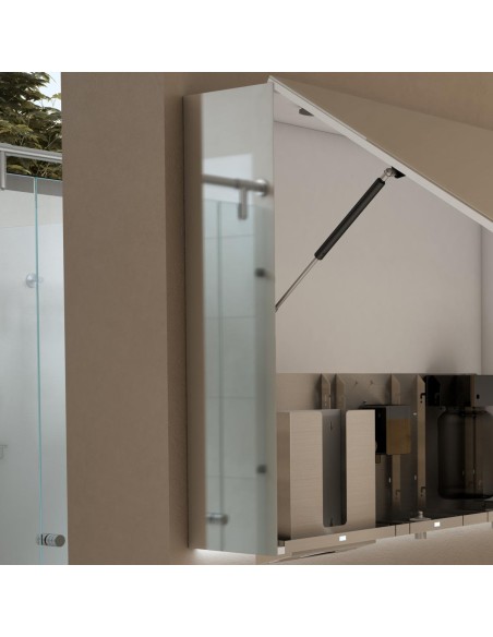 Espejo plata Miralite para LATERAL de muebles tras espejo