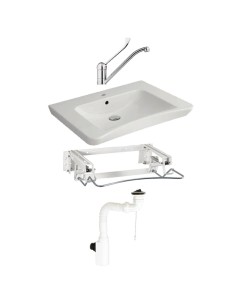 Kit de toilettes ergonomiques, mécanisme d'inclina ison pneumatique, accessoires et robinet  à levier