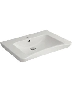 Lave-mains ergonomique en CÉRAMIQUE blanche