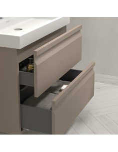Meuble vasque Cumbre Moka Duplach/ Élégance et rangement 2