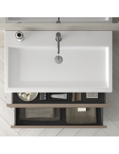 Meuble vasque Cumbre Moka Duplach/ Élégance et rangement