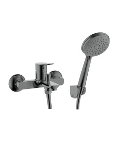 MITIGEUR BAIN AVEC KIT DOUCHE RHIO TITANE