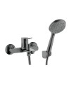MITIGEUR BAIN AVEC KIT DOUCHE RHIO TITANE