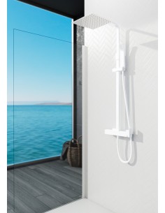 COLONNE DE DOUCHE MITIGEUR INVERTER C BLANC 2