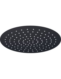 TÊTE DE DOUCHE ACIER INOX ROND 30 NOIR