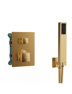 ENSEMBLE ENCASTRE 2/3 FONCT. THERMOSTATIQUE ORION OR