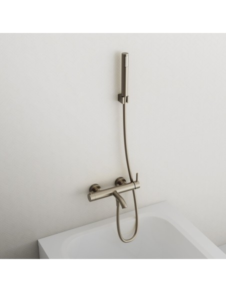 MITIGEUR BAIN AVEC KIT DOUCHE SIRIO NICKEL
