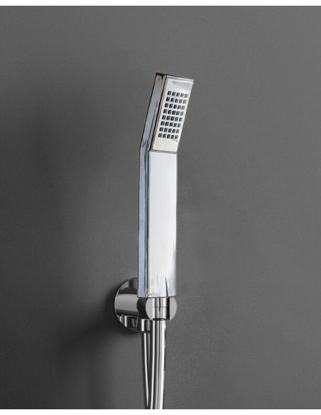 DOUCHETTE CARRÉ CHROME