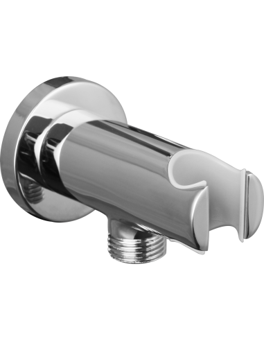 SUPPORT MURAL ROND CHROME