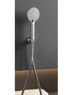 SUPPORT MURAL ROND CHROME 2