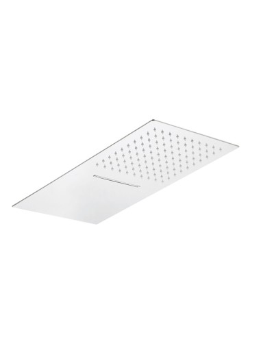 TÊTE DE DOUCHE EXTRAPLANO INOX CASCADE+PLUIE