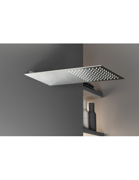 TÊTE DE DOUCHE EXTRAPLANO INOX PLUIE