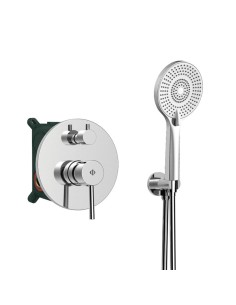 ENSEMBLE ENCASTRE 2 FONCT. MITIGEUR SIRIO CHROME