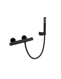 THERMOSTATIQUE DOUCHE NOIR ROUND AVEC KIT