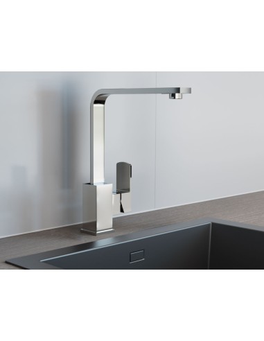 MITIGEUR CUISINE QUADRA CHROME