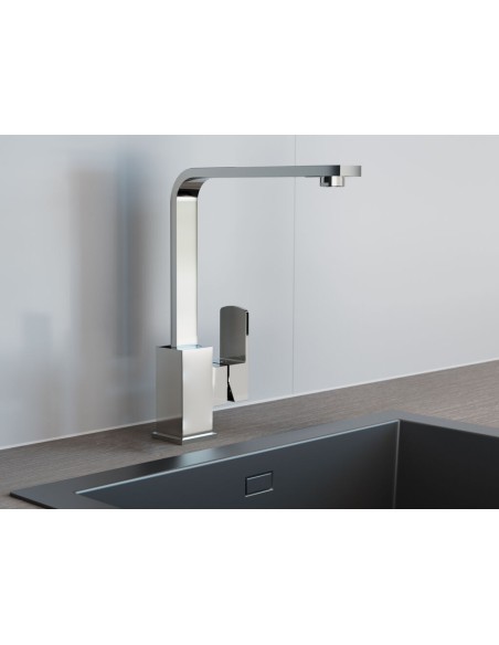 MITIGEUR CUISINE QUADRA CHROME