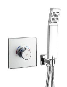 ENCASTRE 2 FONCT. UNIVERSAL CHROME AVEC KIT
