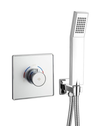 ENCASTRE 2 FONCT. UNIVERSAL CHROME AVEC KIT