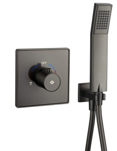 ENCASTRE 2 FONCT. UNIVERSAL TITANE AVEC KIT