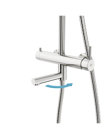 ADAPTATEUR BAIGNOIRE INVERTER R CHROME