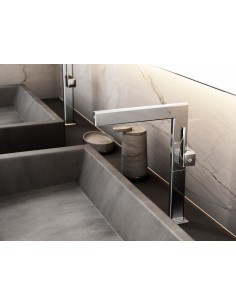MITIGEUR LAVABO CAÑO ALTO PALADIO CHROME 2
