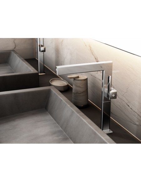 MITIGEUR LAVABO CAÑO ALTO PALADIO CHROME