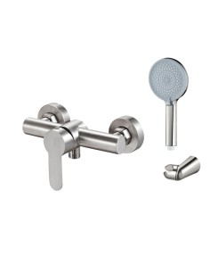 MITIGEUR DOUCHE IONY ACIER AVEC KIT