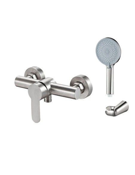 MITIGEUR DOUCHE IONY ACIER AVEC KIT