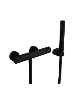 MITIGEUR DOUCHE AVEC KIT DOUCHE HELIOS/RADIO NOIR
