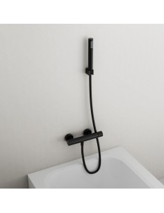 MITIGEUR DOUCHE AVEC KIT DOUCHE HELIOS/RADIO NOIR 2