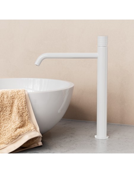 MITIGEUR LAVABO HAUT HELIOS BLANC
