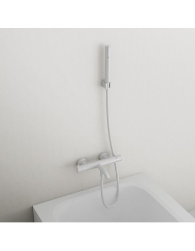 MITIGEUR BAIN AVEC KIT DOUCHE HELIOS BLANC