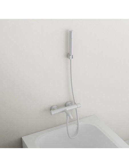MITIGEUR BAIN AVEC KIT DOUCHE HELIOS BLANC