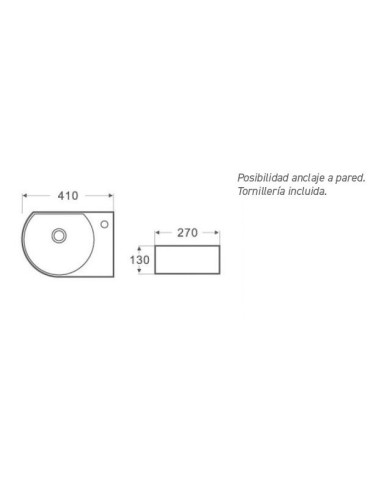 VASQUE SUSPENDU MINI 41R AQUORE