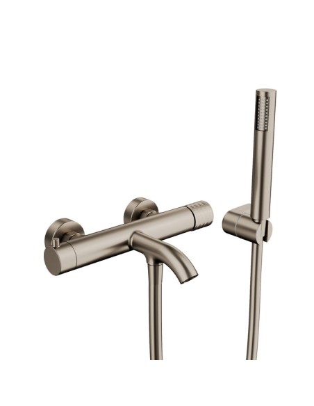 MITIGEUR BAIN AVEC KIT DOUCHE HELIOS NICKEL